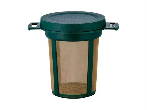FILTRO PLÁSTICO VERDE CON TAPA 6 CM.