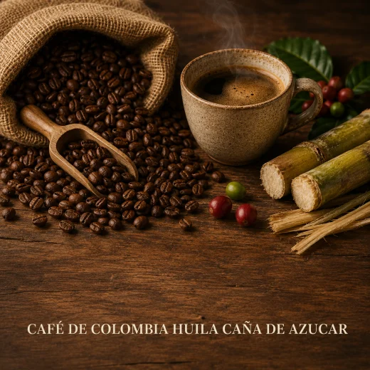 CAFÉ DE COLOMBIA HUILA CAÑA DE AZUCAR