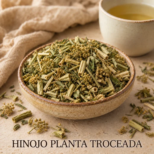HINOJO PLANTA TROCEADA