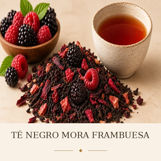 TÉ NEGRO MORA FRAMBUESA