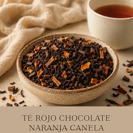 TÉ ROJO CHOCOLATE NARANJA CANELA