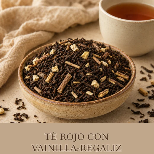 TÉ ROJO CON VAINILLA-REGALIZ